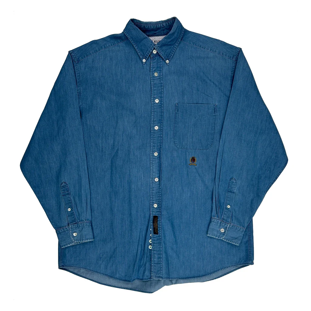 Tommy Hilfiger Denim Shirt - 2XL Blue Cotton