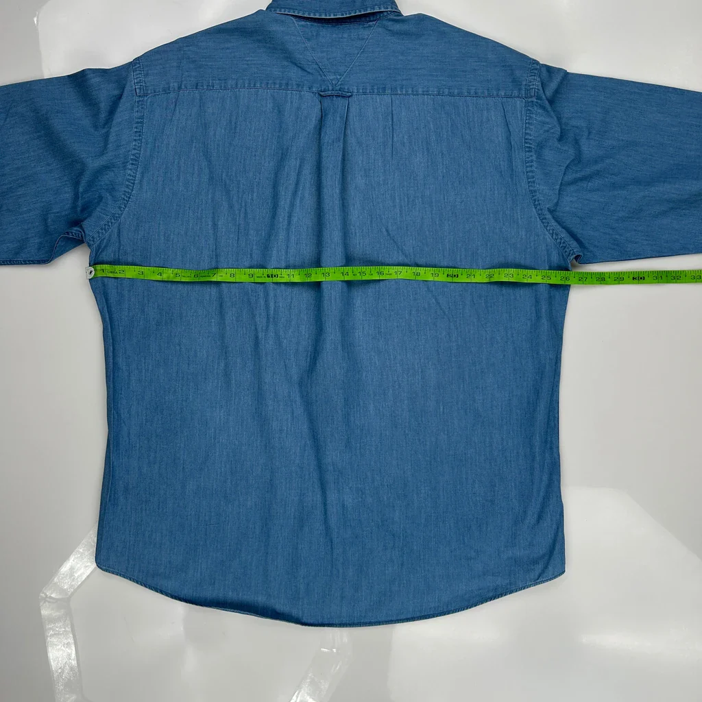 Tommy Hilfiger Denim Shirt - 2XL Blue Cotton - Image 3