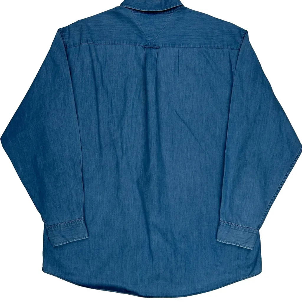 Tommy Hilfiger Denim Shirt - 2XL Blue Cotton - Image 8