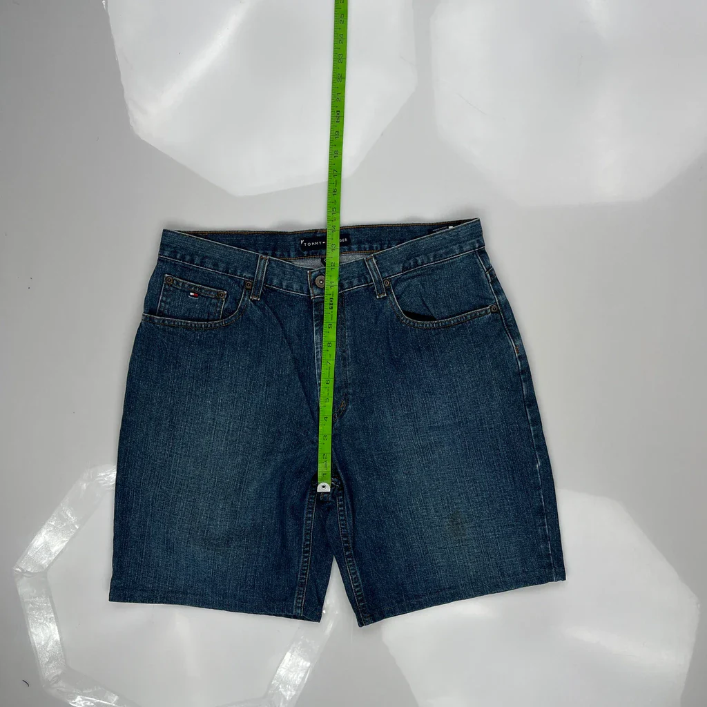 Tommy Hilfiger Denim Shorts - 34W 9L Blue Denim - Image 5