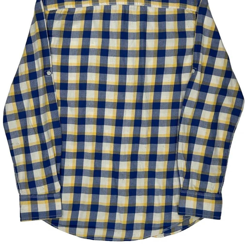 Tommy Hilfiger Checked Flannel Shirt - Large Blue Cotton - Image 6