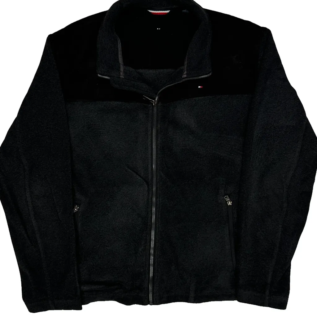 Tommy Hilfiger Fleece Jacket - Large Black Polyester - Image 5