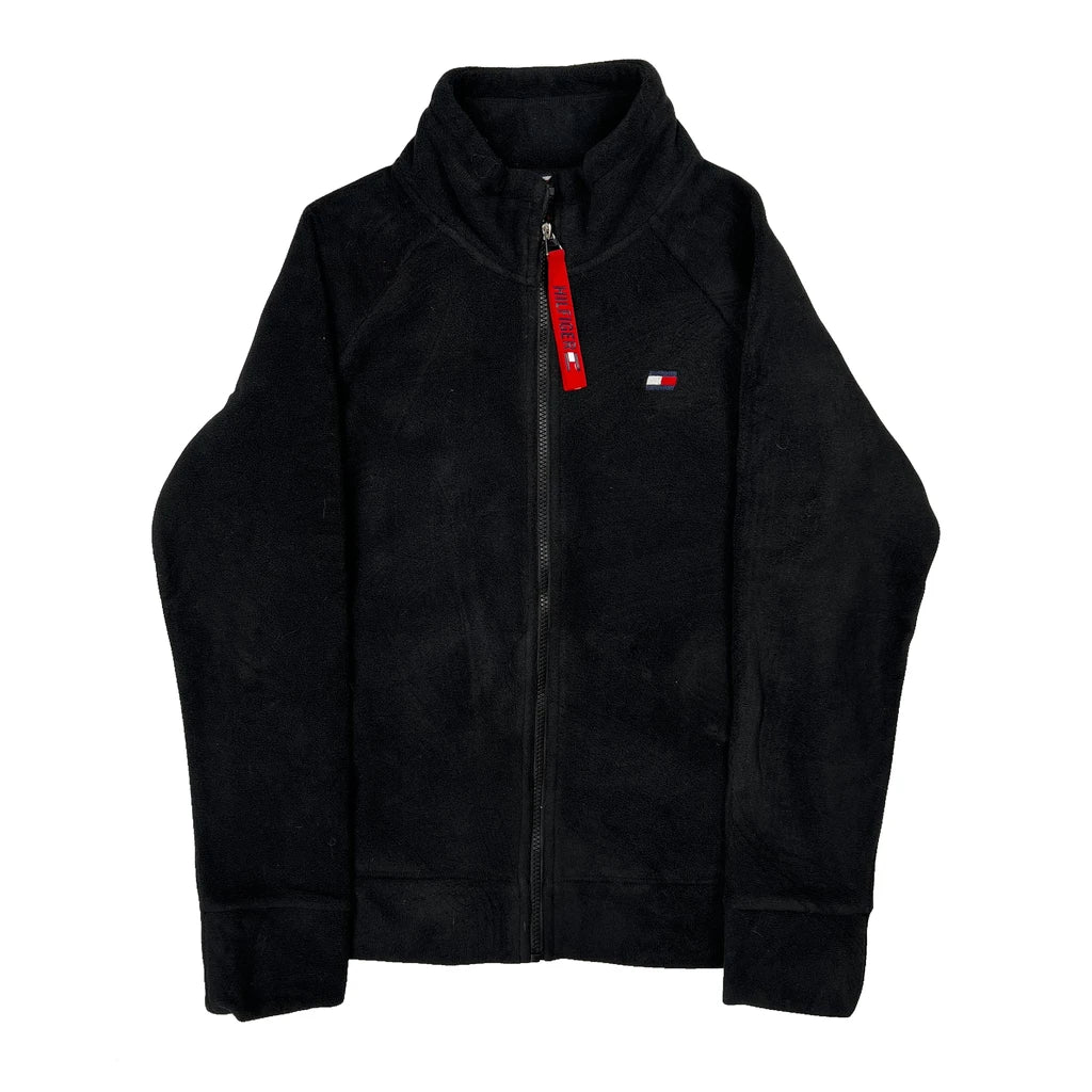 Tommy Hilfiger Fleece Jacket - Medium Black Polyester