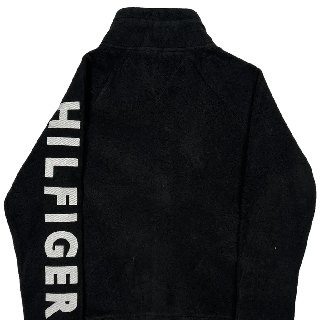 Tommy Hilfiger Fleece Jacket - Medium Black Polyester - Image 7