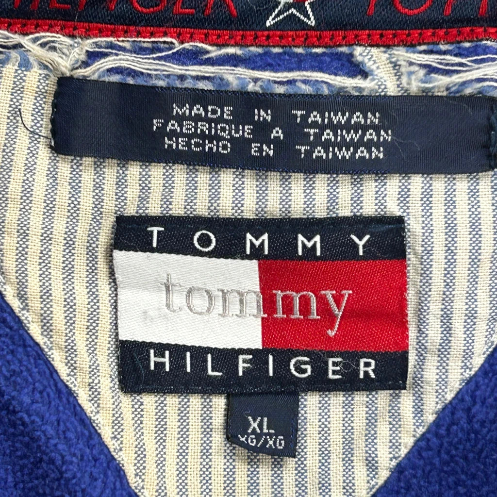 Tommy Hilfiger Fleece Jacket - XL Blue Polyester - Image 3