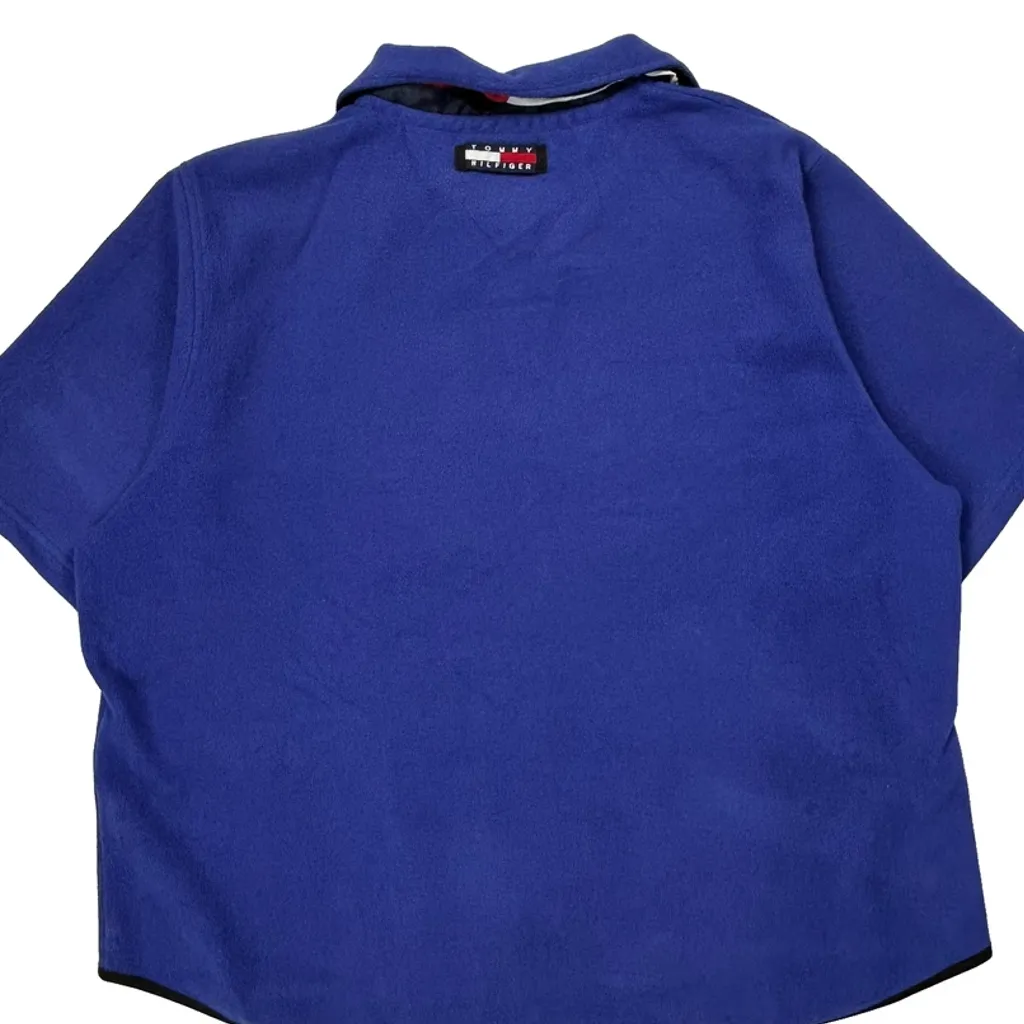 Tommy Hilfiger Fleece Jacket - XL Blue Polyester - Image 6