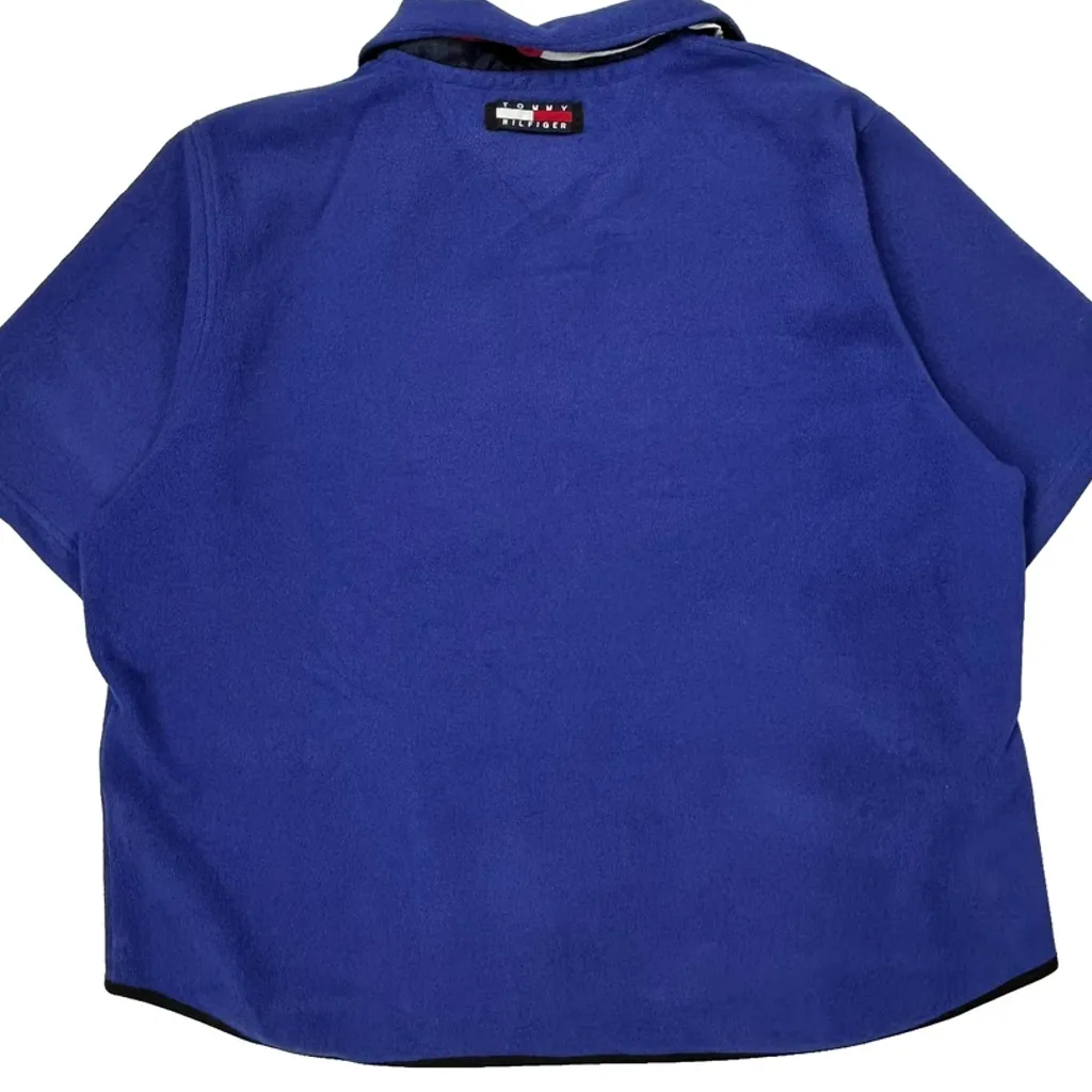 Tommy Hilfiger Fleece Jacket - XL Blue Polyester - Image 7