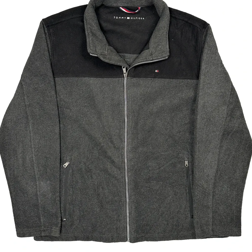 Tommy Hilfiger Fleece Jacket - 2XL Gray Polyester - Image 5