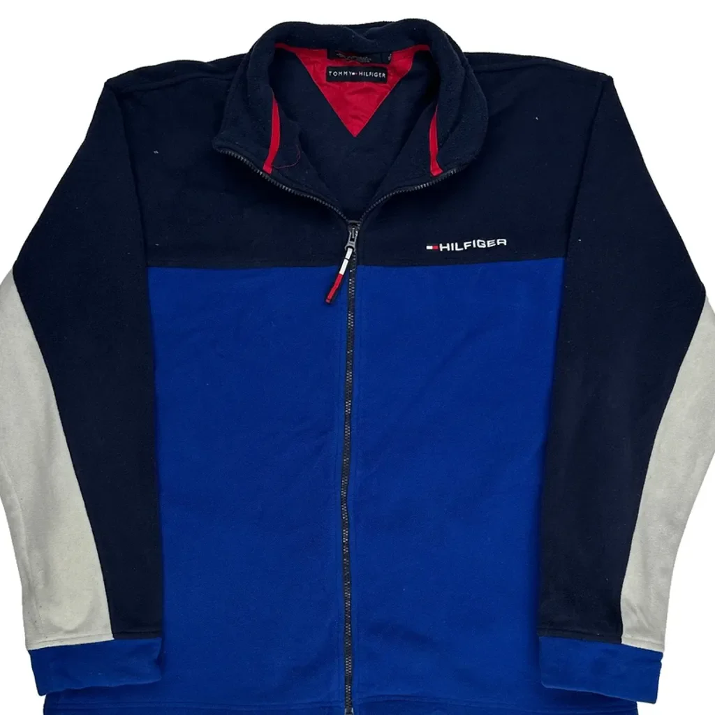 Tommy Hilfiger Spellout Fleece - XL Blue Polyester - Image 4