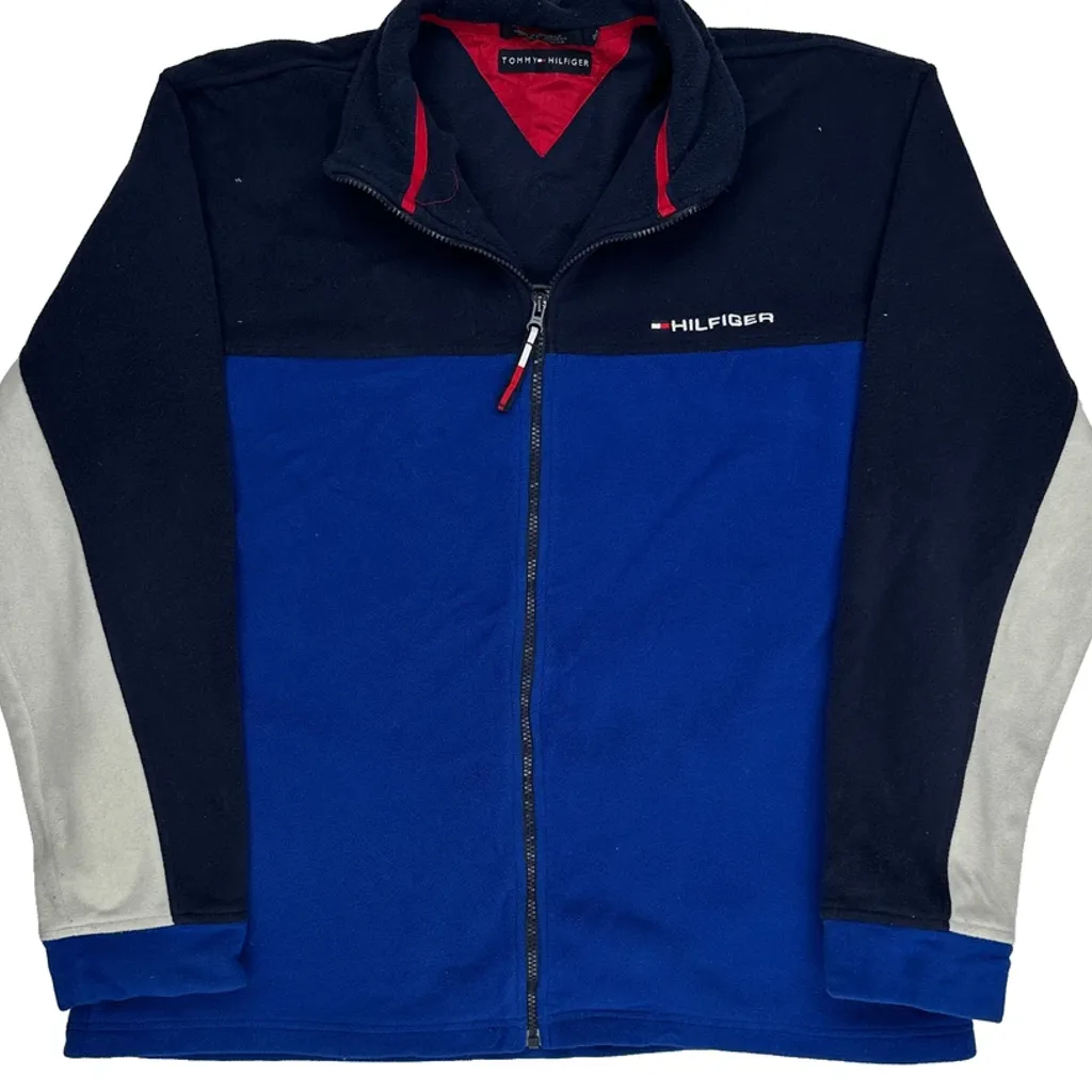 Tommy Hilfiger Spellout Fleece - XL Blue Polyester - Image 5