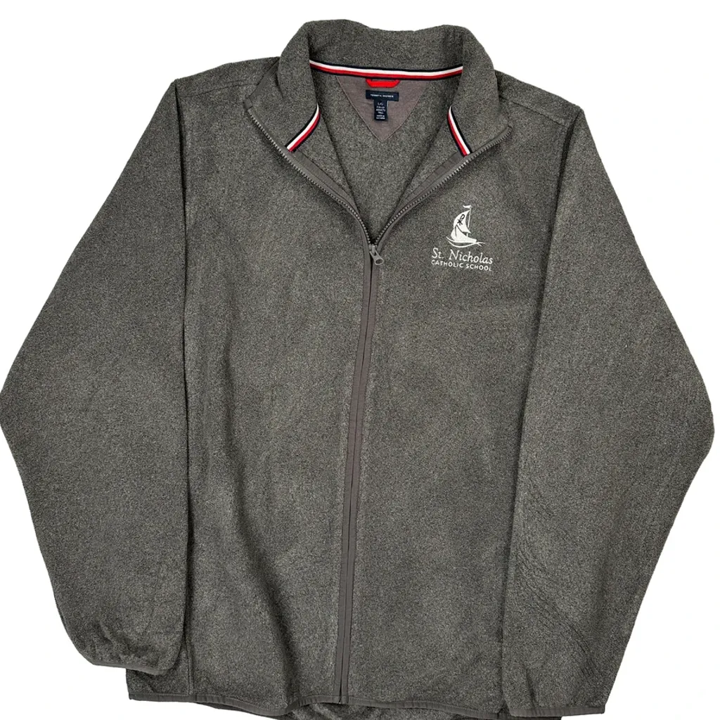 Tommy Hilfiger Fleece - Large Gray Polyester - Image 4