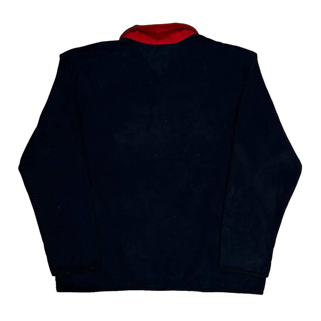 Tommy Hilfiger Striped Fleece - XL Navy Polyester - Image 2
