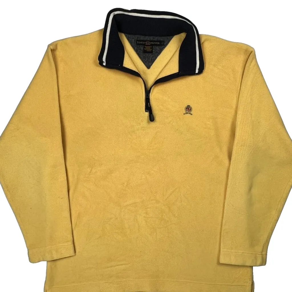 Tommy Hilfiger Fleece - Large Yellow Polyester - Image 5