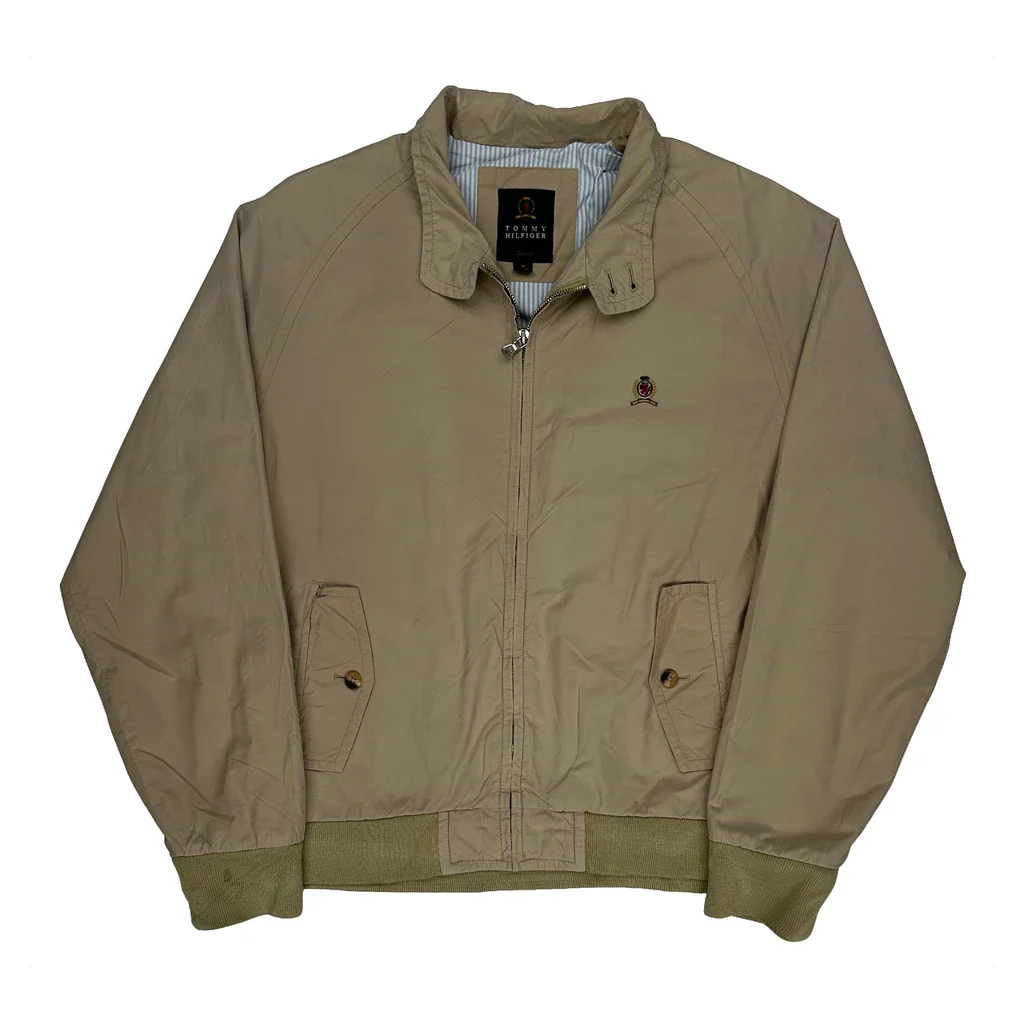 Tommy Hilfiger Harrington Jacket - Medium Beige Cotton Blend
