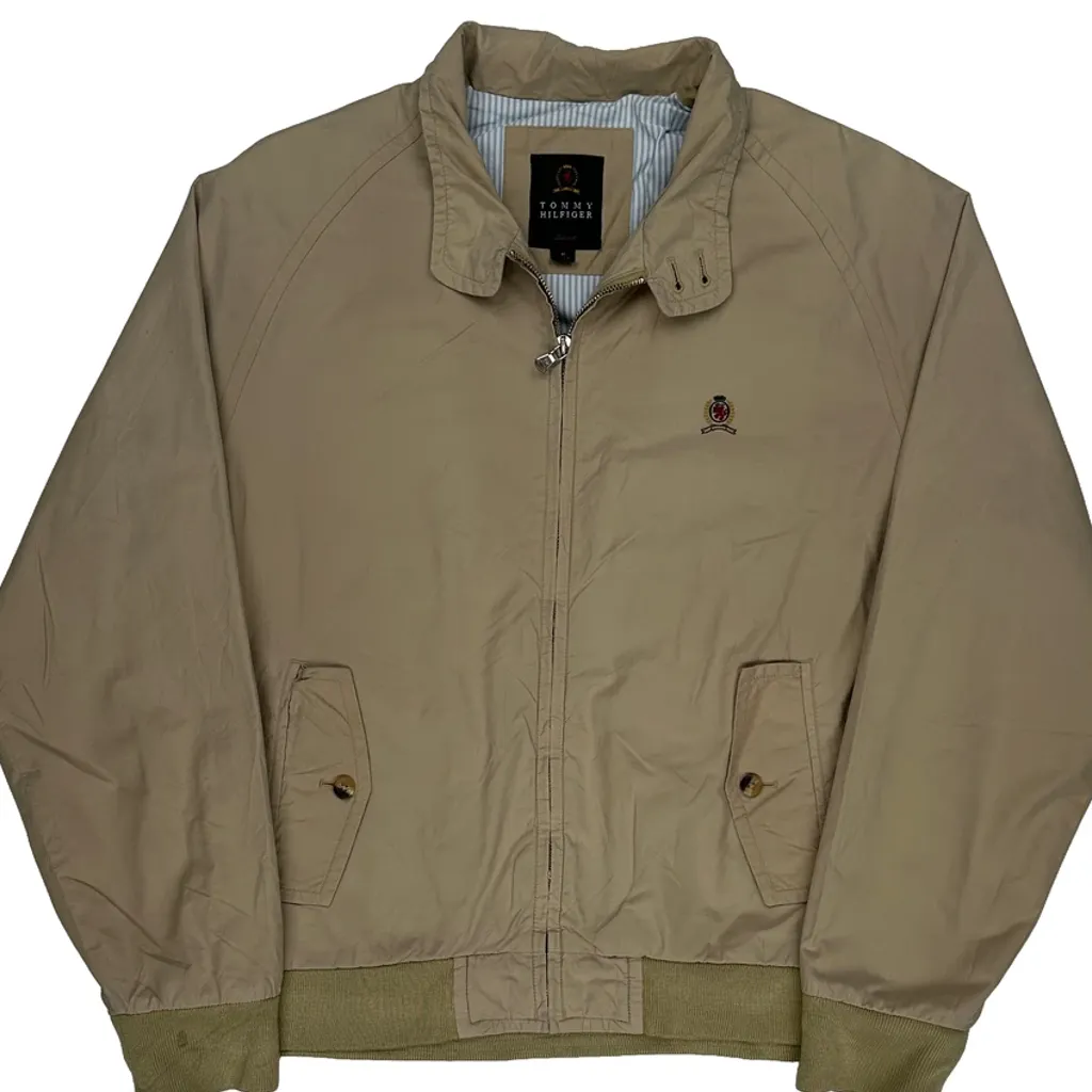 Tommy Hilfiger Harrington Jacket - Medium Beige Cotton Blend - Image 4