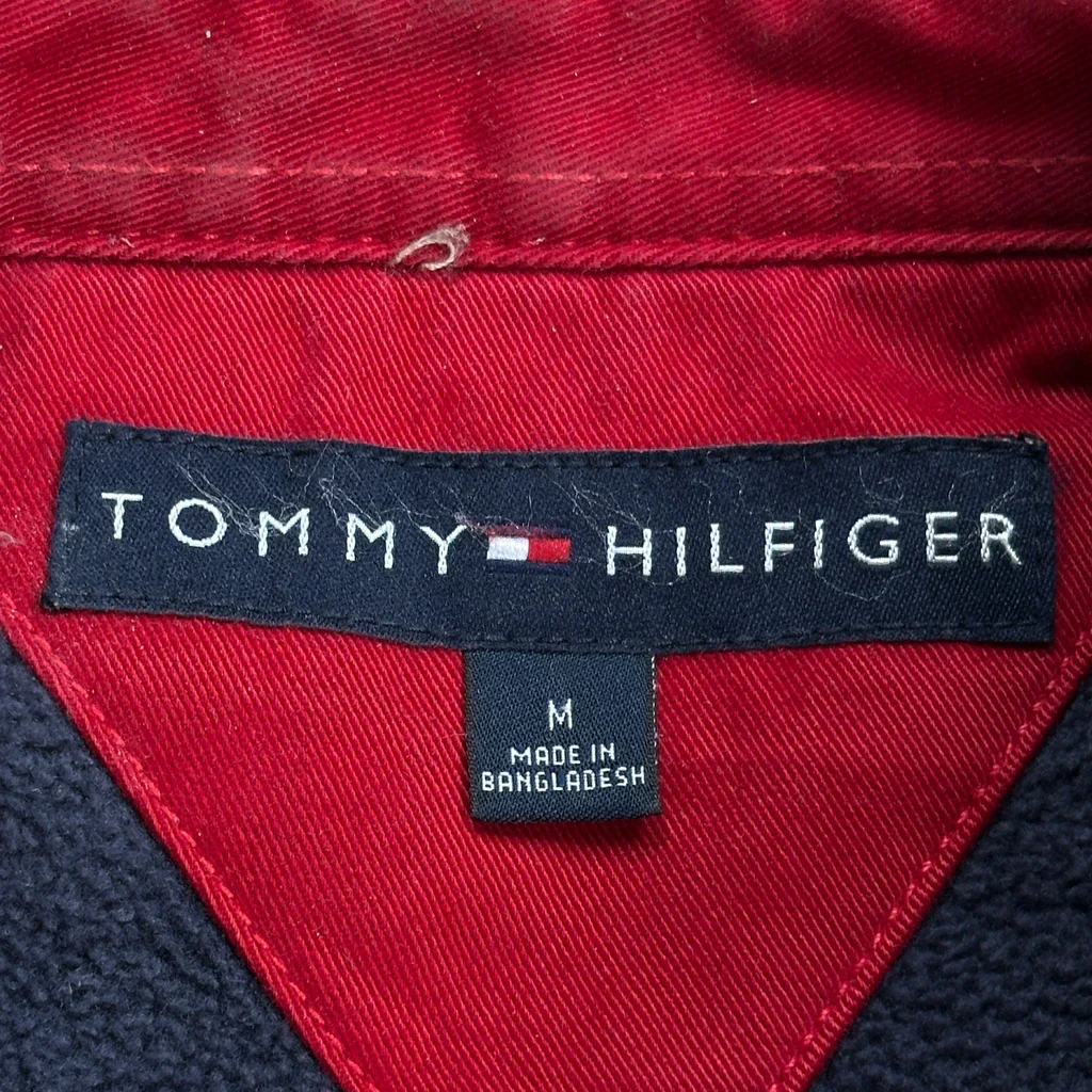 Tommy Hilfiger Canvas Harrington Jacket - Medium Khaki Cotton - Image 3