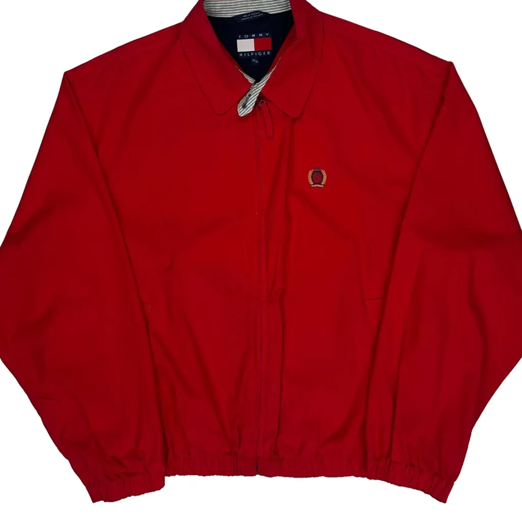 Tommy Hilfiger Harrington Jacket - Medium Red Cotton - Image 4