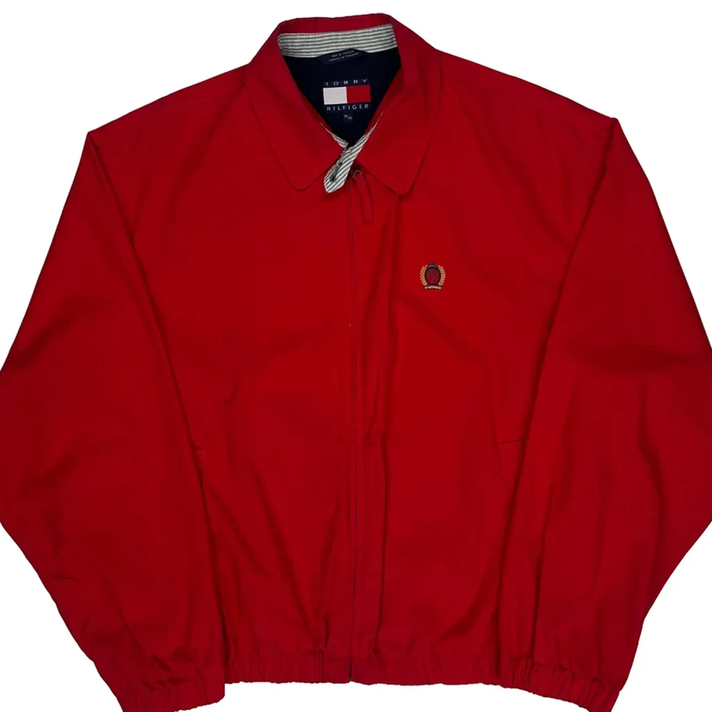 Tommy Hilfiger Harrington Jacket - Medium Red Cotton - Image 5