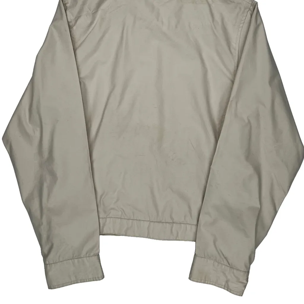 Tommy Hilfiger Cropped Harrington Jacket - Small Beige Cotton - Image 7
