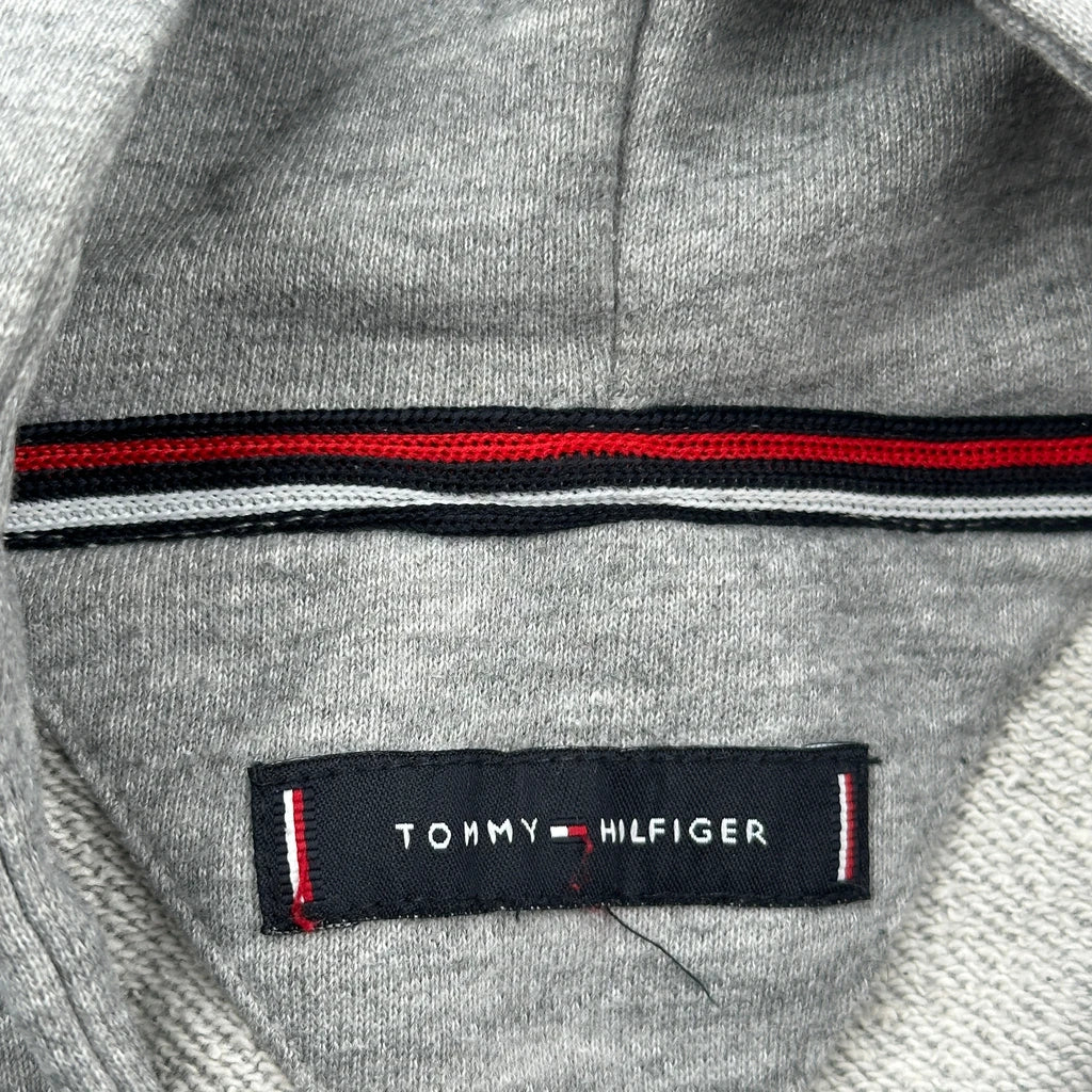Tommy Hilfiger Hoodie - Large Gray Cotton Blend - Image 4
