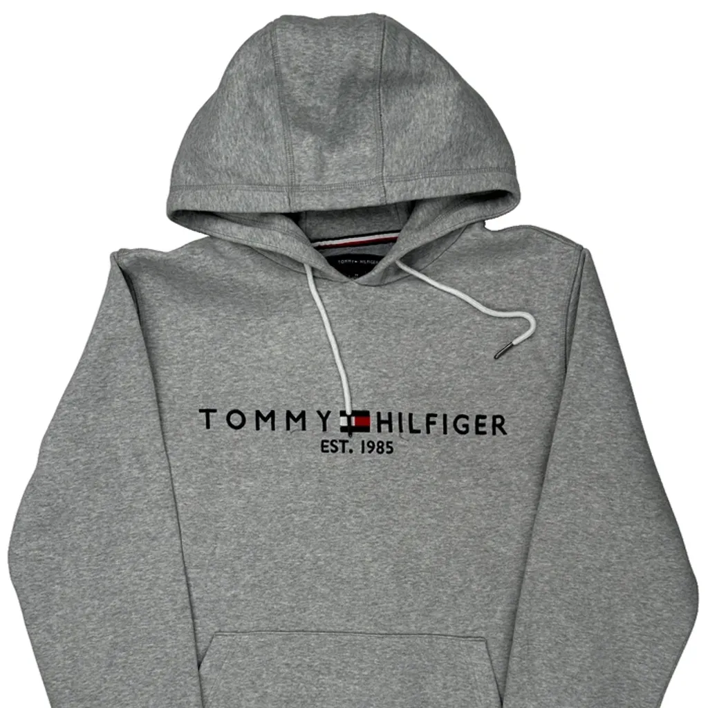 Tommy Hilfiger Hoodie - Medium Gray Cotton - Image 5