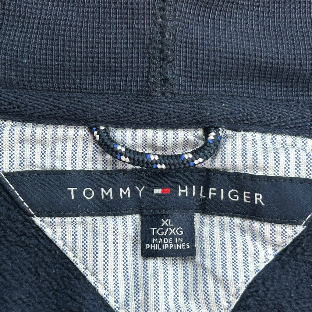 Tommy Hilfiger Full Zip Hoodie - XL Navy Cotton - Image 3