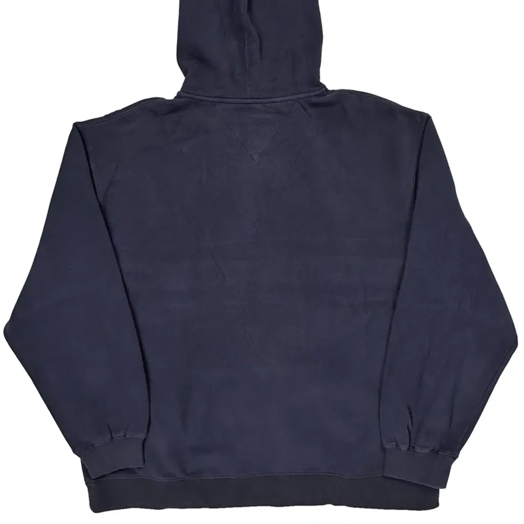 Tommy Hilfiger Striped Hoodie - XL Navy Cotton - Image 6