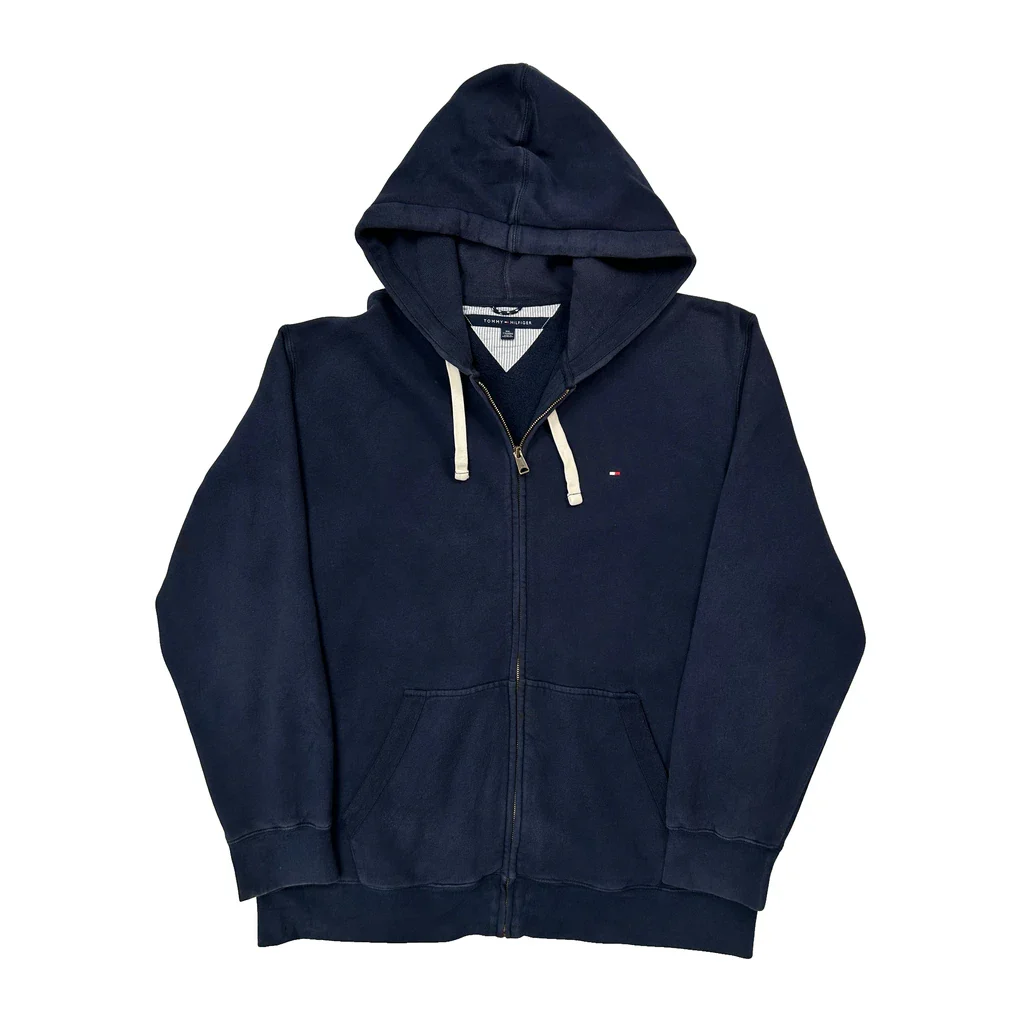 Tommy Hilfiger Hoodie - 2XL Navy Cotton