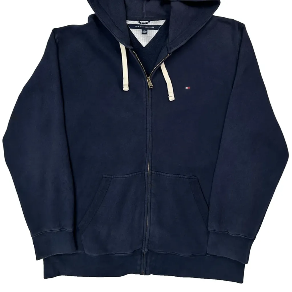 Tommy Hilfiger Hoodie - 2XL Navy Cotton - Image 4