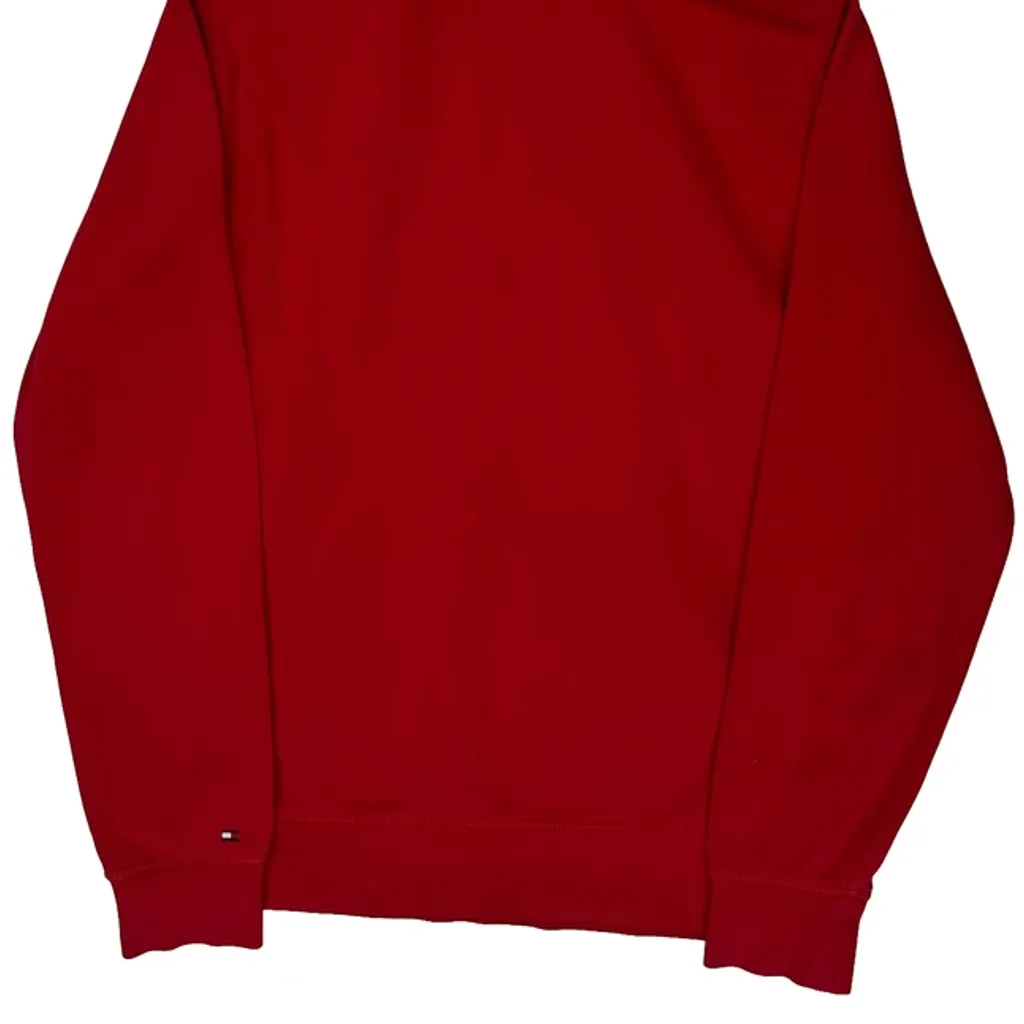 Tommy Hilfiger Hoodie - Large Red Cotton - Image 7