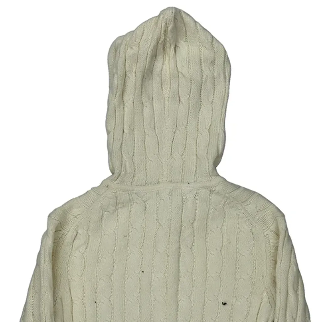 Tommy Hilfiger Hoodie - Medium Cream Cotton - Image 6