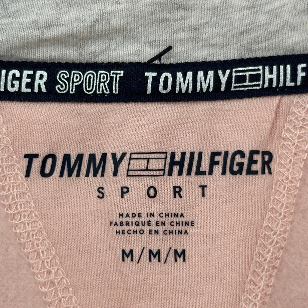 Tommy Hilfiger Hoodie - Medium Pink Cotton - Image 3