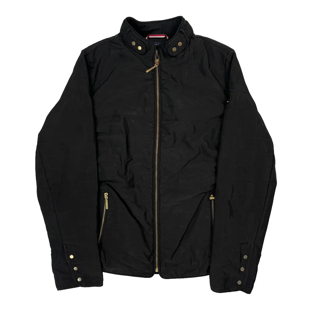 Tommy Hilfiger Jacket - Large Black Polyester