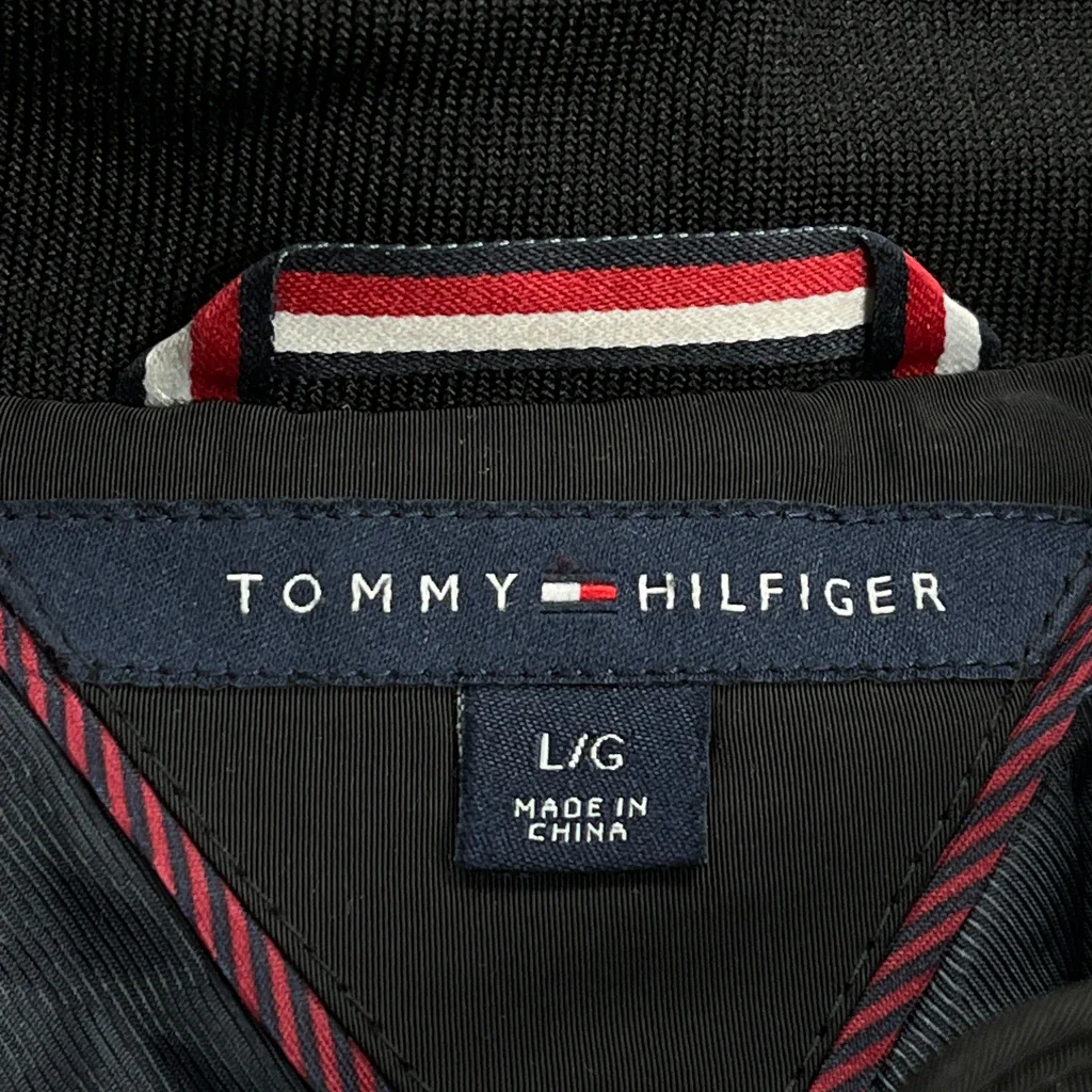 Tommy Hilfiger Jacket - Large Black Polyester - Image 3