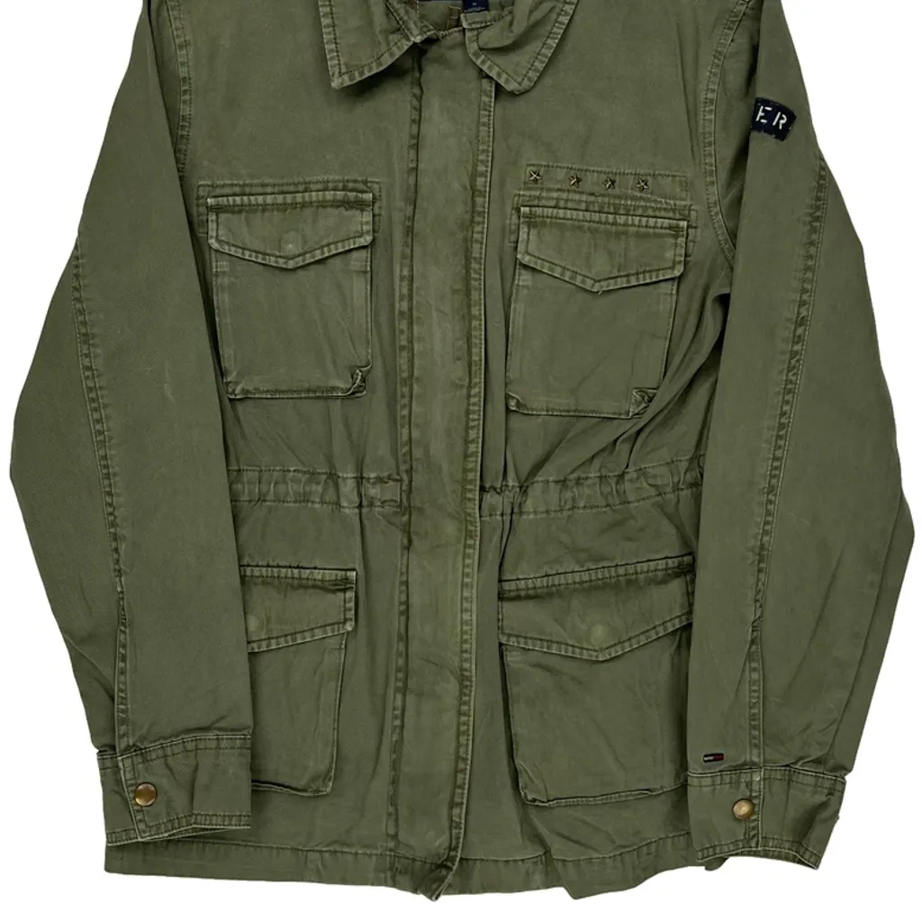 Tommy Hilfiger Military Field Jacket - Medium Green Cotton - Image 5