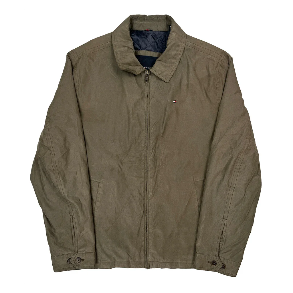 Tommy Hilfiger Jacket - 2XL Khaki Polyester