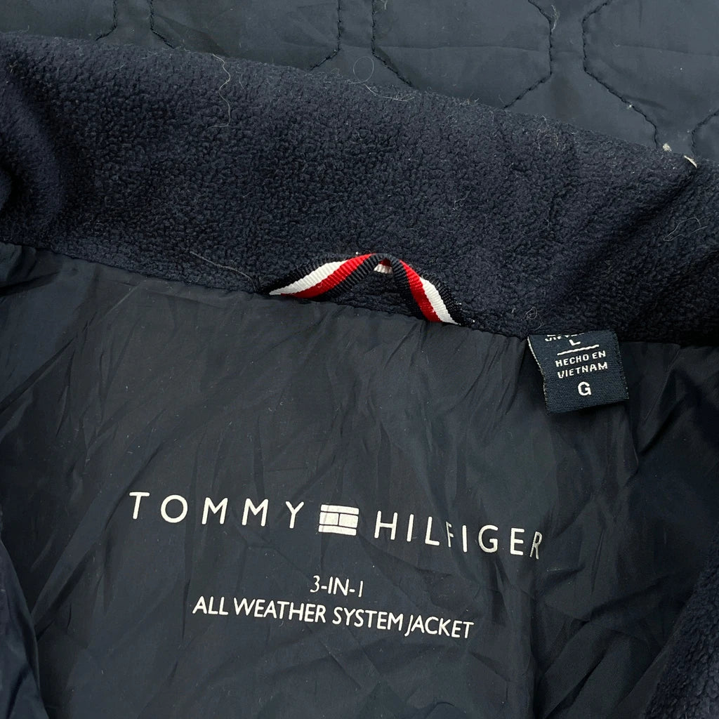 Tommy Hilfiger Jacket - Large Navy Polyester - Image 3