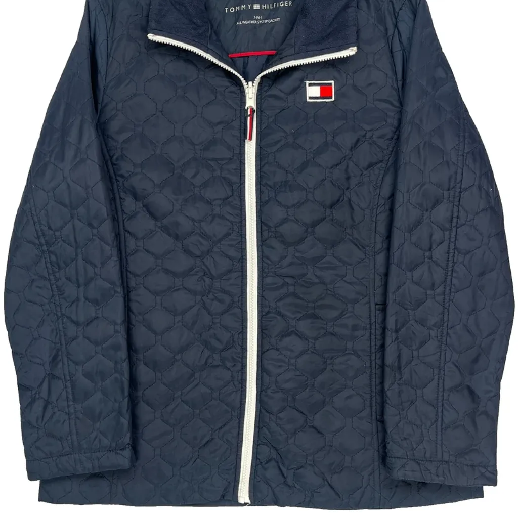 Tommy Hilfiger Jacket - Large Navy Polyester - Image 4