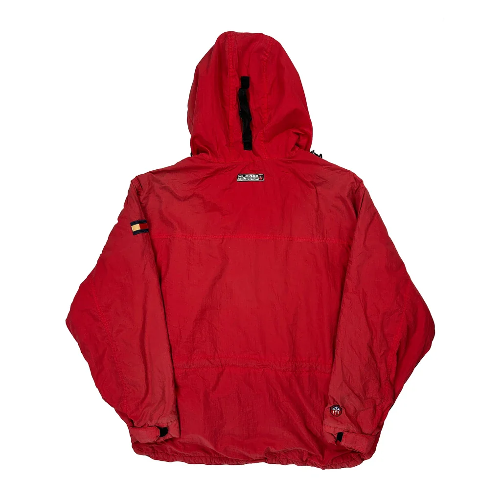 Tommy Hilfiger Spellout Jacket - XL Red Polyester - Image 2