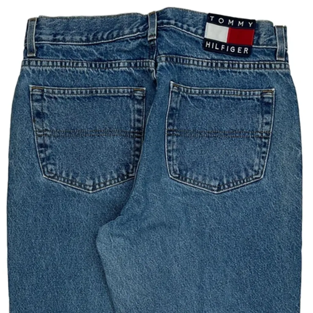 90s Tommy Hilfiger Jeans - 32W 28L Blue Denim - Image 6