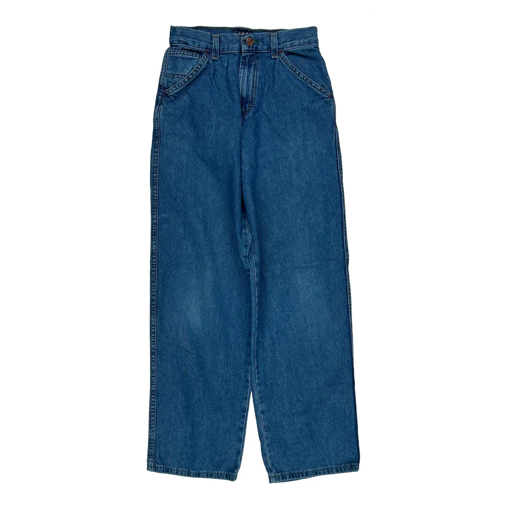 Tommy Hilfiger Wide Leg Jeans - 24W UK 6 Blue Denim - Image 2
