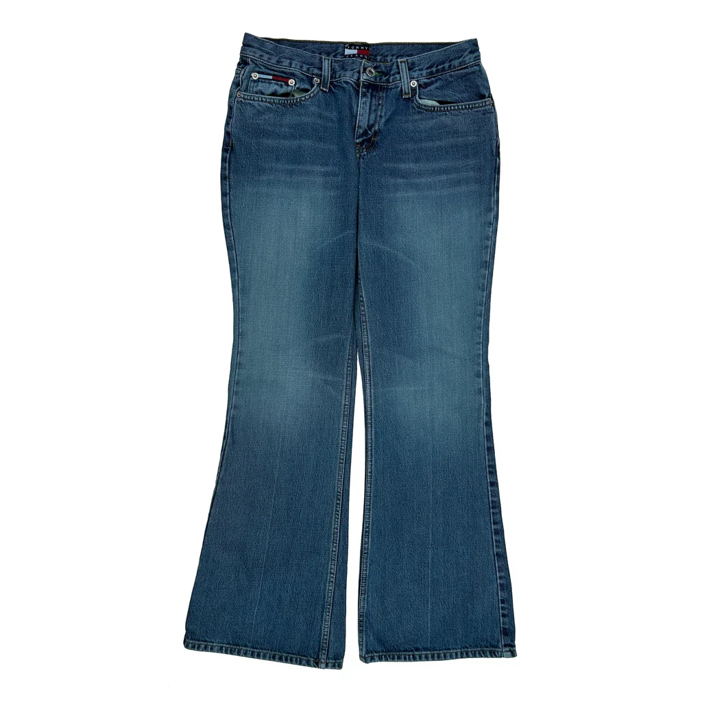 Tommy Hilfiger Boot Cut Jeans - 28W UK 8 Blue Cotton - Image 2