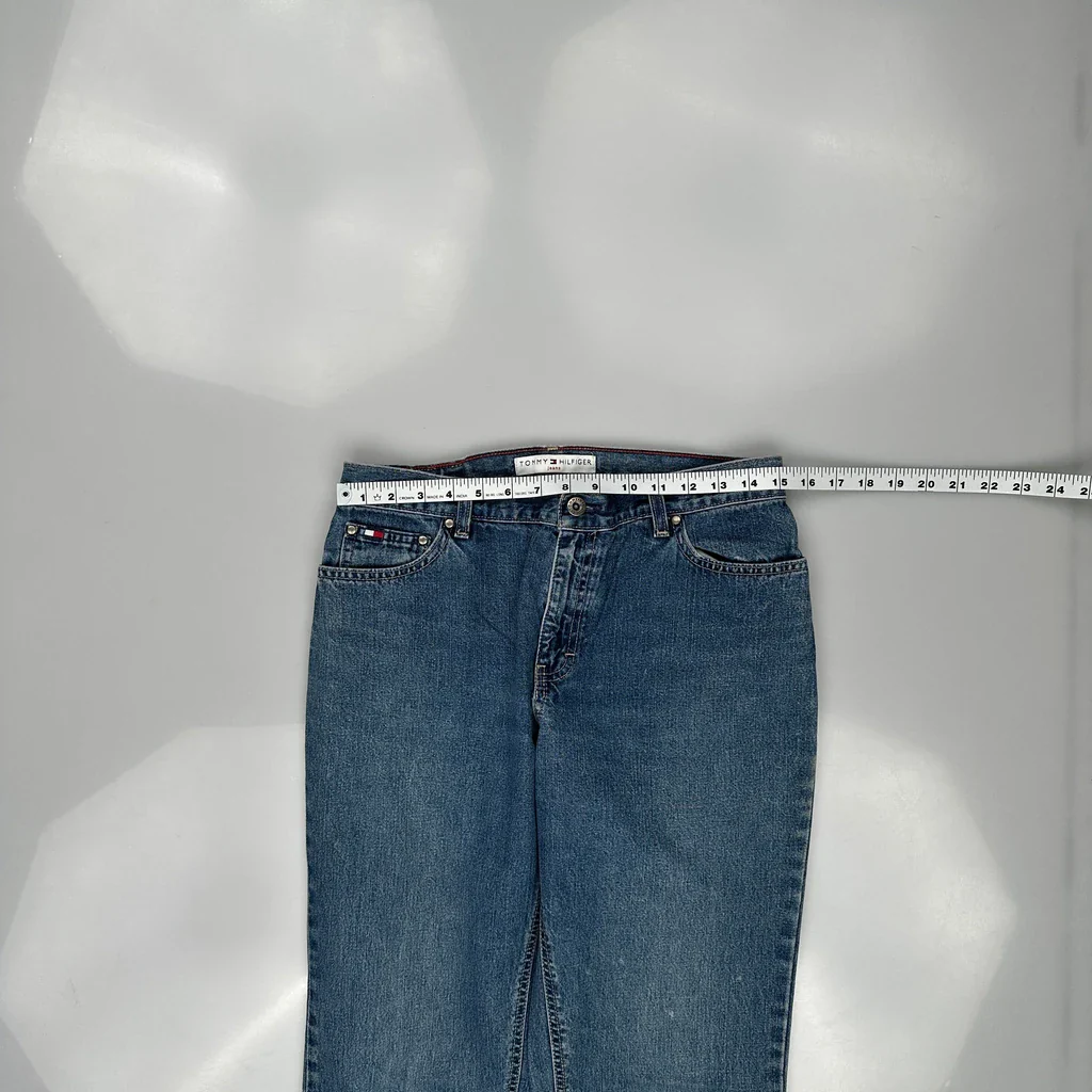 Tommy Hilfiger Jeans - 30W UK 10 Blue Cotton - Image 3