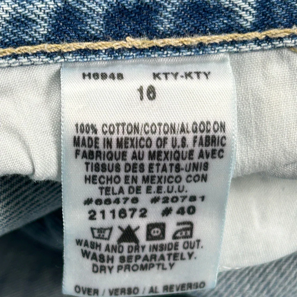 Tommy Hilfiger Jeans - 34W UK 16 Blue Cotton - Image 6