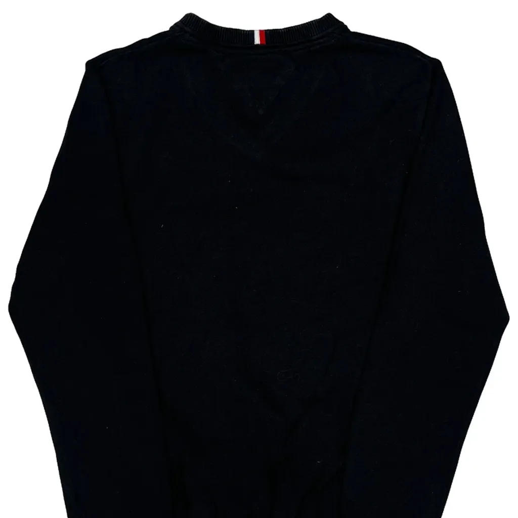 Tommy Hilfiger Jumper - Large Black Cotton - Image 7