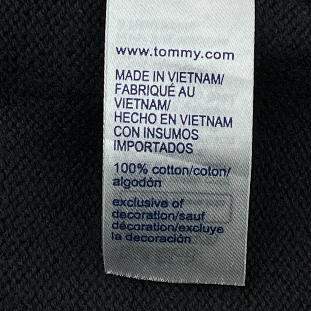 Tommy Hilfiger Jumper - Medium Black Cotton - Image 4