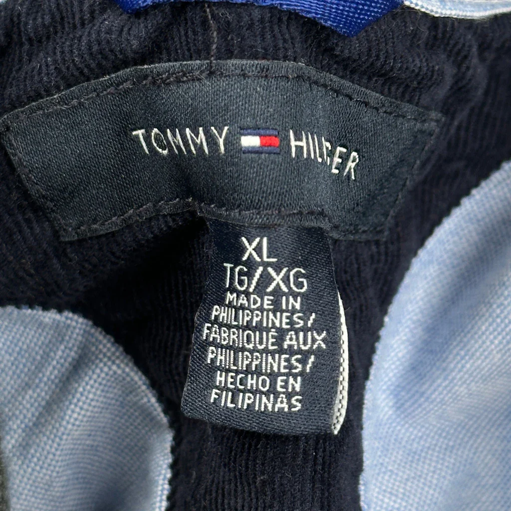 Tommy Hilfiger Jumper - XL Burgundy Cotton - Image 3