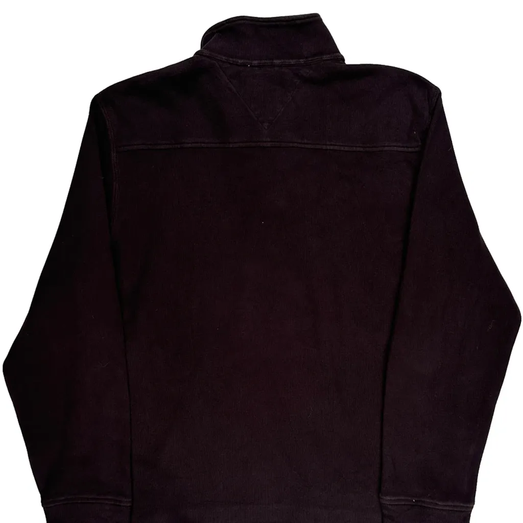 Tommy Hilfiger Jumper - XL Burgundy Cotton - Image 6