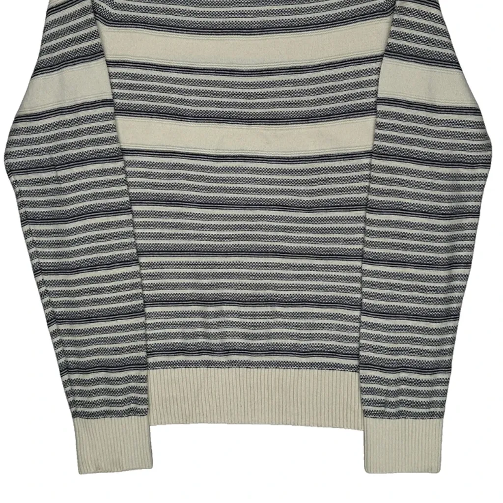 Tommy Hilfiger Striped Jumper - Medium Cream Cotton - Image 7