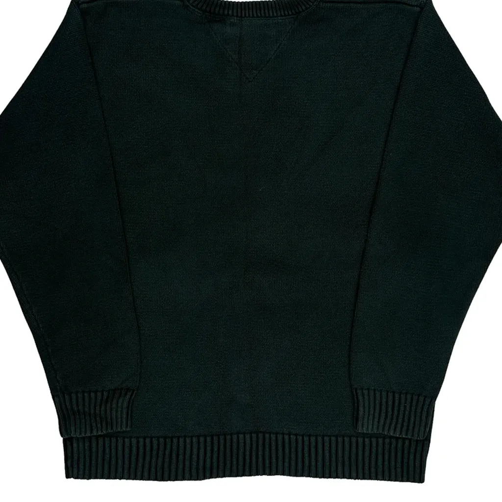 Tommy Hilfiger Jumper - Large Green Cotton - Image 7